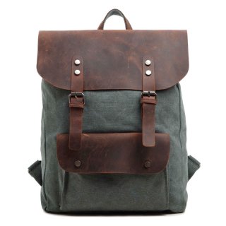 Vintage Casual Canvas School Bag High Quality Women Backpack 1241