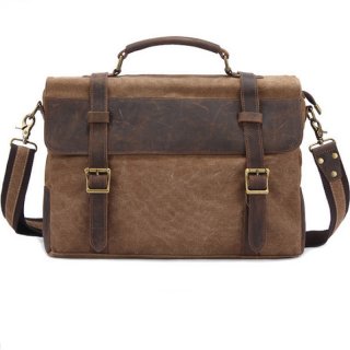 High Quality Men's Casual Canvas Messenger Shoulder Travel School Bag Crossbody Bags