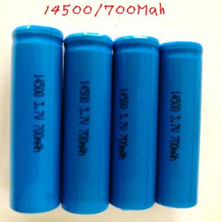 14500 Cylindrical batteries quality lithium batteries 3.7V 700mAh