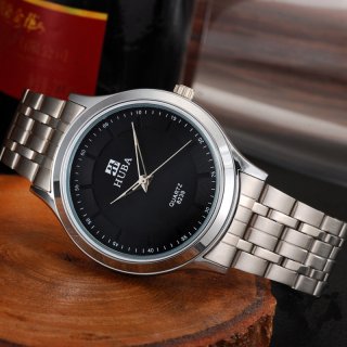 HUBA Fashion Quartz Watch With Steel Case Men Watches Steel Sports 68104
