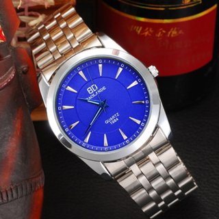 Switzerland Fashion Waterproof Men Business Blue/White Dial Quartz Watch 69501