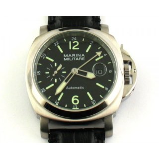 Parnis Marina Militare 44mm Auto GMT Watch Luminous Date Luxury Watch