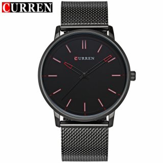 CURREN Casual Quartz Watch With Stick Markers Ultra-Thin Men Watch 8233