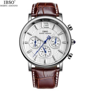 IBSO Business Men Watch With Day-Date Quartz Steel Case Watch 3968