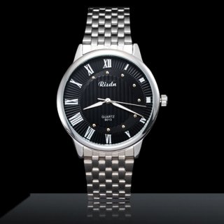 Full Steel Fashion Watch with Black Dial Watch Quartz Watch 68098