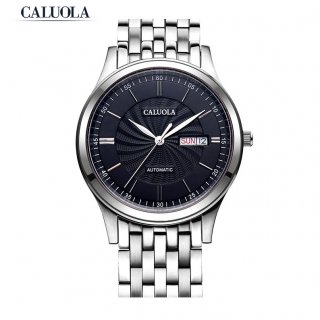 Caluola Exquisite Automatic Watch Day-Date Business Men Watches Simple Watch CA1080MM