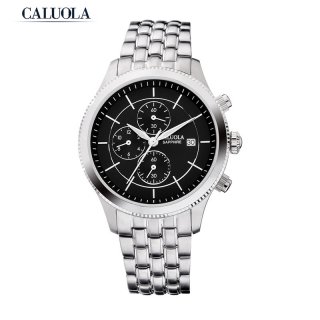 Caluola Quartz Watch Date Luminous Chronograph 24-Hour Men Sport Watch CA1045G1