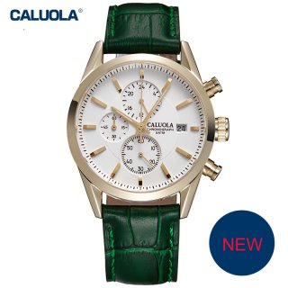 Caluola Quartz Watch Sport Chronograph Date Women Watch Fashion CA1151L1