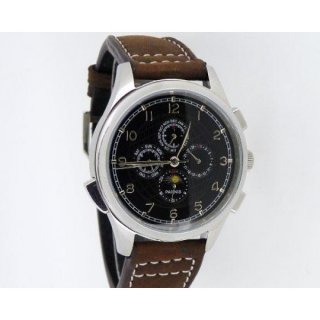 Parnis Multi-Function Men Watch Black Dial Chronometer Automatic Watch