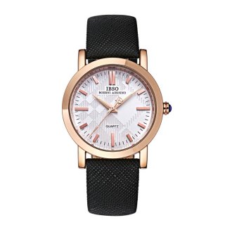 IBSO Top Quality Casual Rose Gold Watch Quartz Stick Markers Watches YYP3938