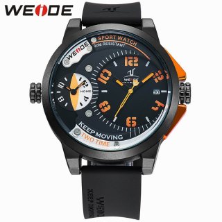 WEIDE Luxury Brand Men Sports Watches Quartz Hour Clock Fashion Wrist Watch