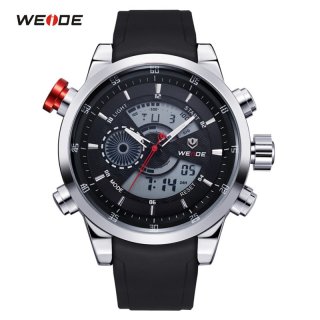 WEIDE Sports Watches Multifunctional Quartz Movement Waterproof Men Wristwatches