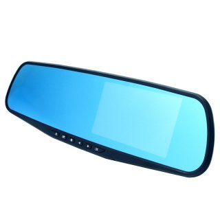 Blue Mirror 4.3 inches High Definition Camera Night Vision Car DVR L802