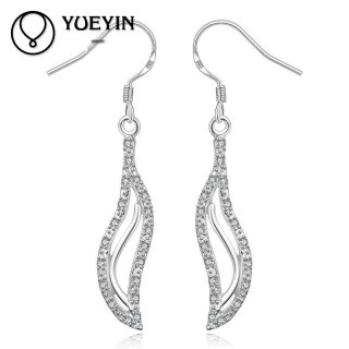 Simple Geometric Modeling 925 Sterling Silver Earrings Geometric Dangle Earrings Cute For Women
