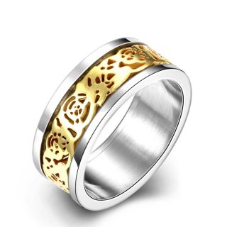 Simple Beautiful Top Quality Yellow Gold Plated Rings For Women