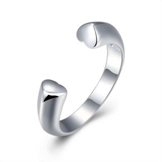 Simple Beautiful Top Quality 925 Sterling Silver Rings For Women