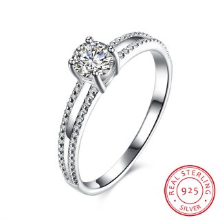Valentine Love Forever Rings For Women New Original 925-Sterling-Silver Wedding Rings SVR085