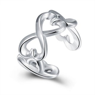 Silver plated New Design Finger Ring for Lady R091