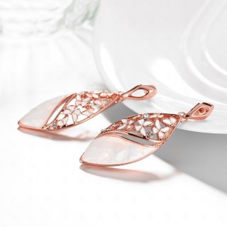 Women Fashion Jewelry Gold Plated Romantic High Quality Hot Sale Drop Earrings E1085