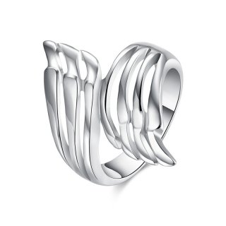Punk Style Wings Finger Ring Female Bride Fashion Jewelry for Women