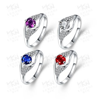 Eyes Ring Platinum Plated with Crystal Zirconia Women's Cheap Rings Ladies and Girls Jewelry For Female Love Engagement