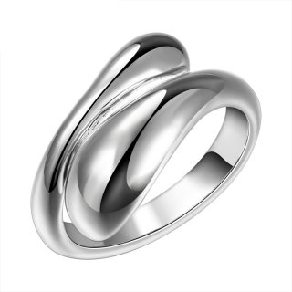 Double Round Head Ring-Opend Ring for Women