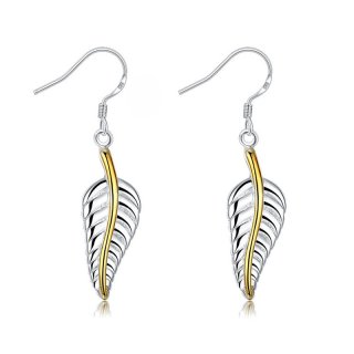 Silver Plating Fashion Jewelries Wing Shape Pendant Earring for Women