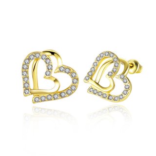 High Quality Rose Gold Plated Fashion Gold Stud Earrings Jewelry E838