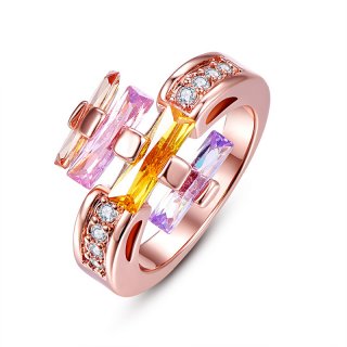 Hot Sale Jewelry Rose Gold plated Rings for Women