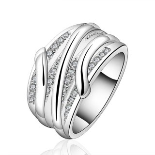 Free Shipping!!925 Sterling Silver Ring Fashion Jewelry New Design Finger Ring for Women