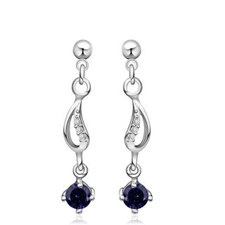 Hot Sale Long Earrings Shine Anniversary Fashion Dangler Jewelry for Women