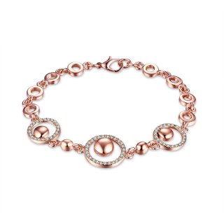 Fashion Jewelry Rose Gold plated Bracelet Elegant Bracelet for Women