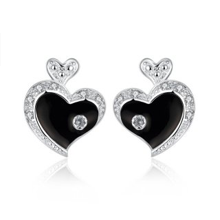 Fashion Jewelry Silver Plated Earrings For Women LKNSPCE750