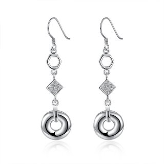 Fashion 925 Sterling Silver Earrings For Women LKNSPCE758