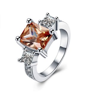Hot Sale 925 Sterling Silver Diamond Ring for Women LKNSPCR840