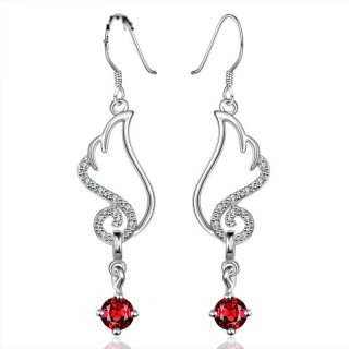 925 Sterling Silver Diamond Earrings For Women LKNSPCE533