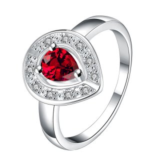 Elegant 925 Sterling Silver Heart Ring for Women SPR015