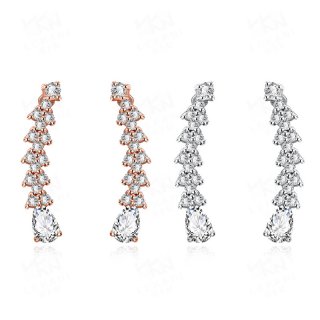 High Quality Created Earrings Diamond Earrings For Women HFE008