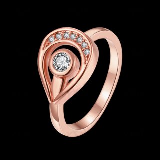 Fashion Water Drop Shaped Diamond Ring for Women KZCR213