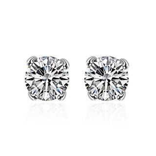 Romantic Diamond Stud Earrings For Women LKNSPCE096