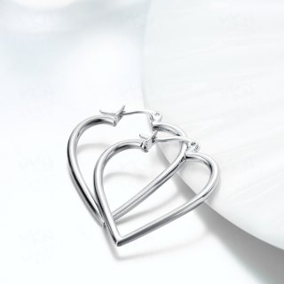 Heart Shape Fashion Earrings For Women LKN18KRGPE1058