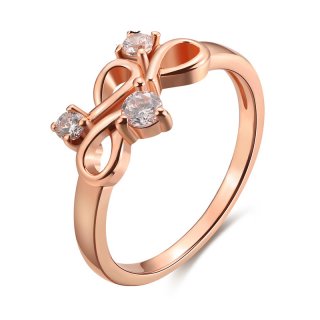 Flower Crystal Diamond Rings for Women LKN18KRGPR703