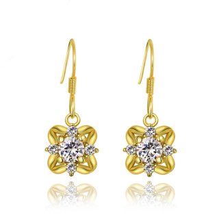 Hot Sale Classic Diamond Earrings For Women LKN18KRGPE1013
