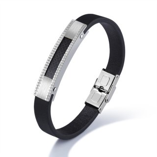Top Quality Genuine Leather Bracelets Charm Bracelets for Men PH1124