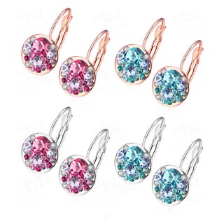 Luxury Earrings Studs With Blue Stone for Women