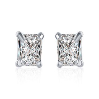 925-sterling-silver Fashion Jewelry Rectangle Women Earrings