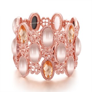Fashion Jewelry Gold Zircon Bracelet For Women