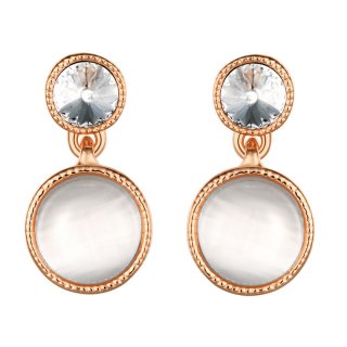 Hot Opal Stone Pendant Earrings Crystal Ring Anti Allergy Fashion Jewelry For Women