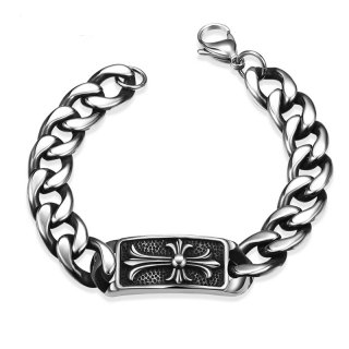 Punk Style Titanium Link Design Bracelet Jewelry Accessories Fashion For Men