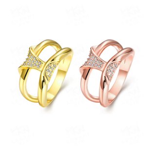 Punk Style Classes Cute Letter "H" Inlaid CZ Diamonds Jewelry Fashion For Women
